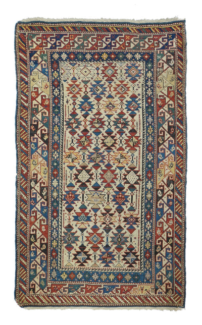 Antique Kuba Rug 3'5'' x 5'9''
