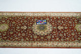 Fine  Silk Qum Rug 2'3'' x 6'8''