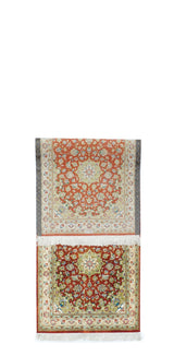 Fine  Silk Qum Rug 2'3'' x 6'8''