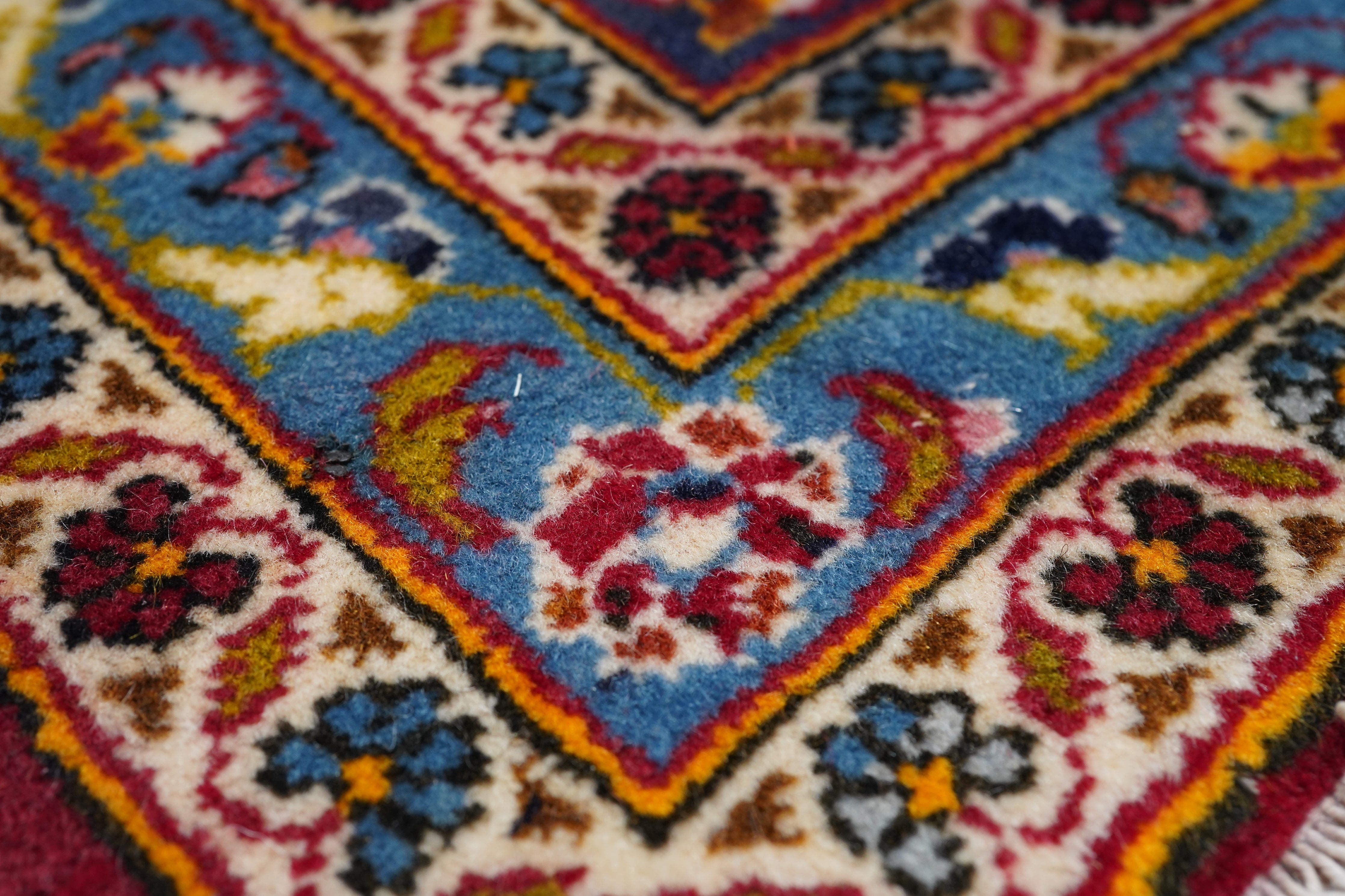 Vintage  Kashan Rug 9'8'' x 13'5''
