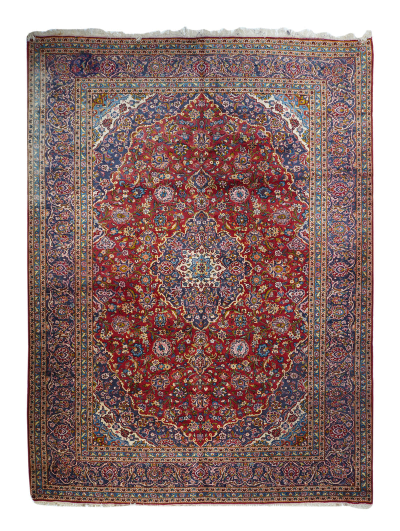Vintage  Kashan Rug 9'8'' x 13'5''