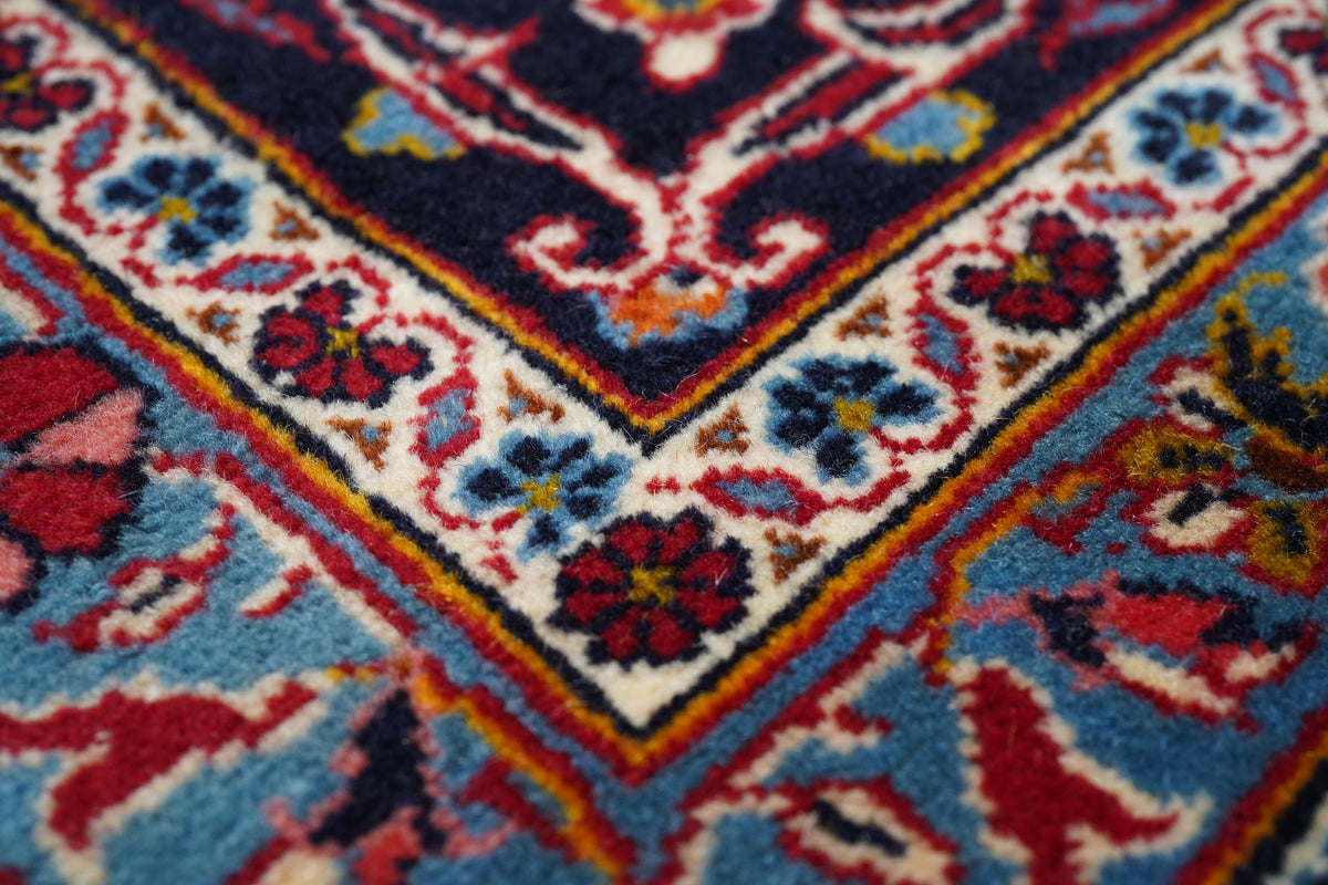 Vintage  Kashan Rug 10'8'' x 14'3''