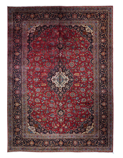 Vintage  Kashan Rug 10'8'' x 14'3''