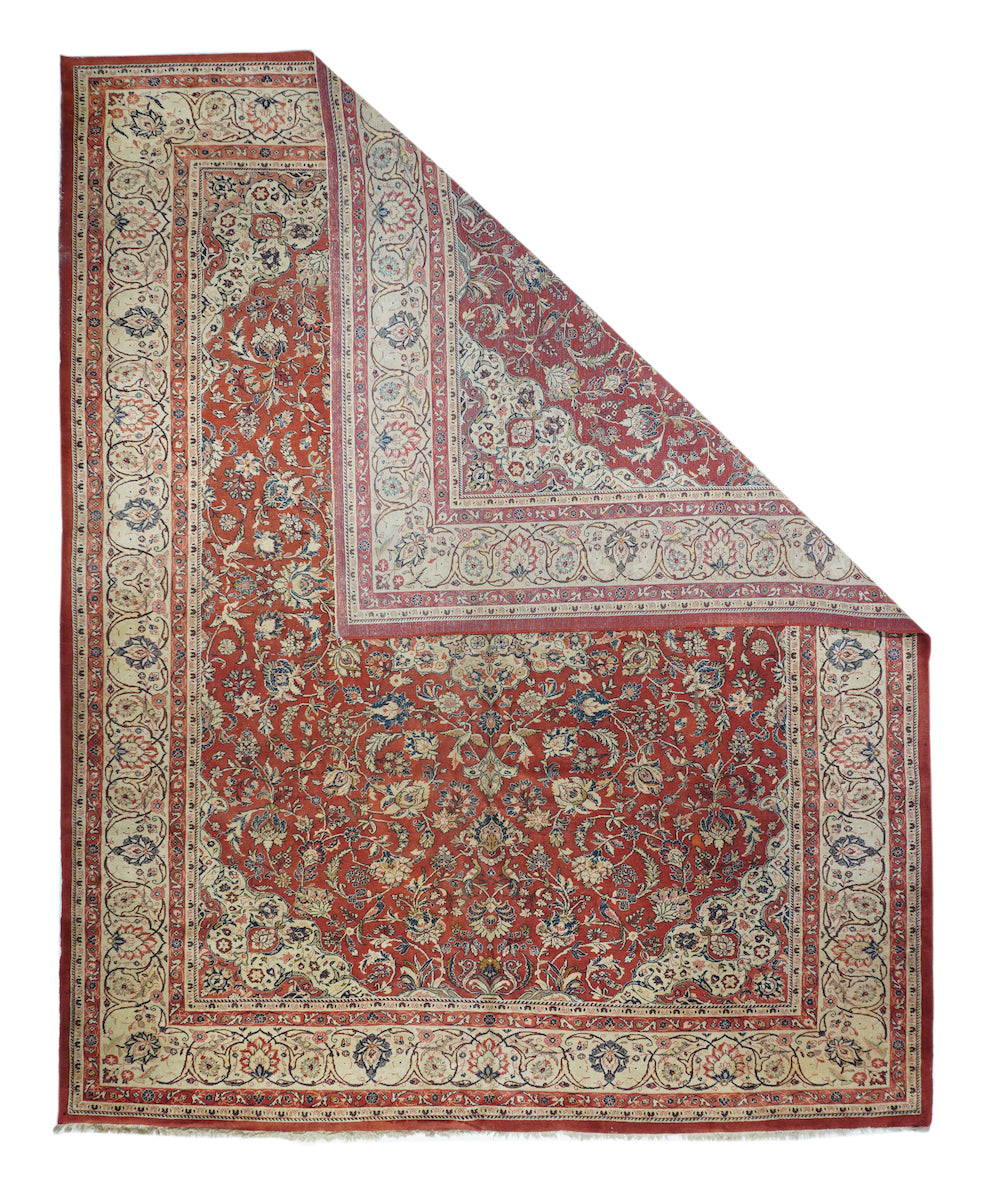 Vintage Farahan Sarouk Rug 10'2'' x 12'10''
