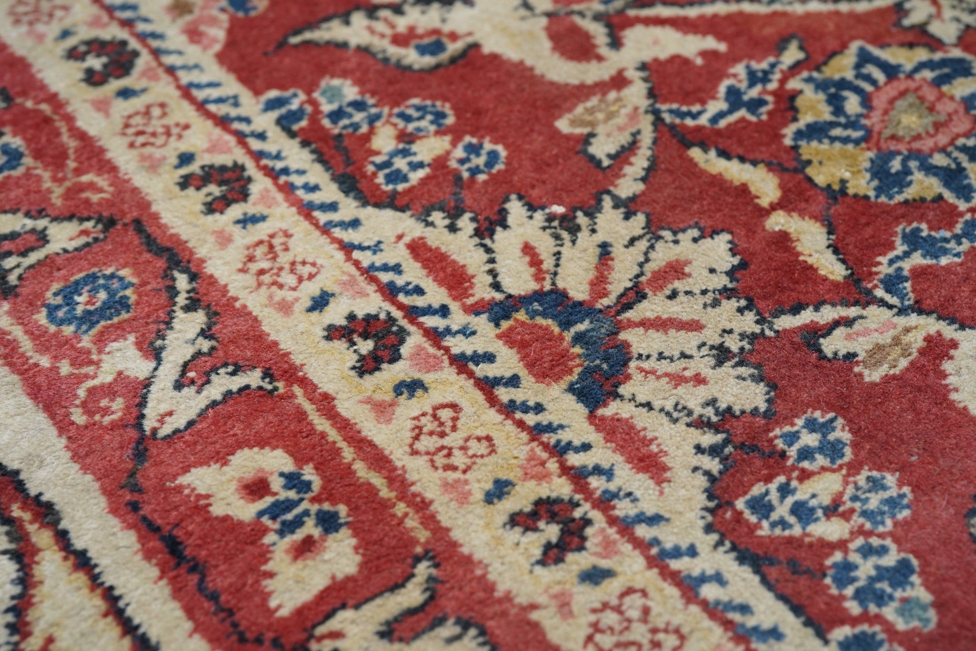 Vintage Farahan Sarouk Rug 10'2'' x 12'10''