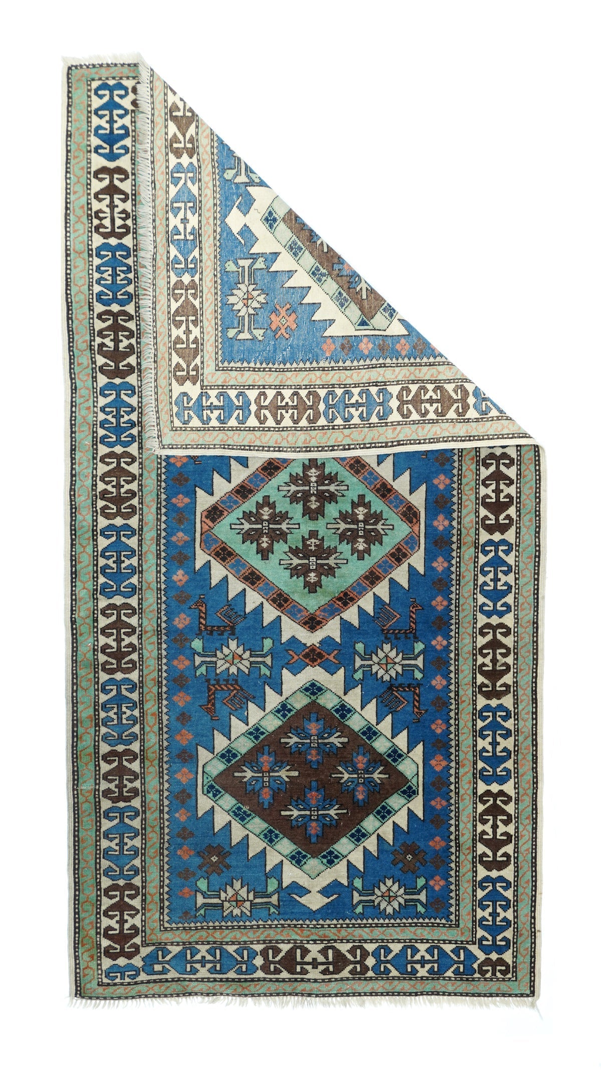 Vintage Caucasian Rug 3'6'' x 6'9''