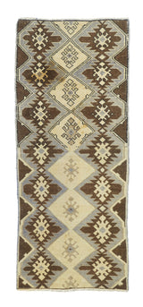 Vintage Turkish Rug 2'6'' x 6'4''