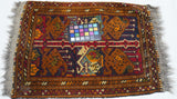 Vintage Afghan Rug 1'9'' x 2'1''