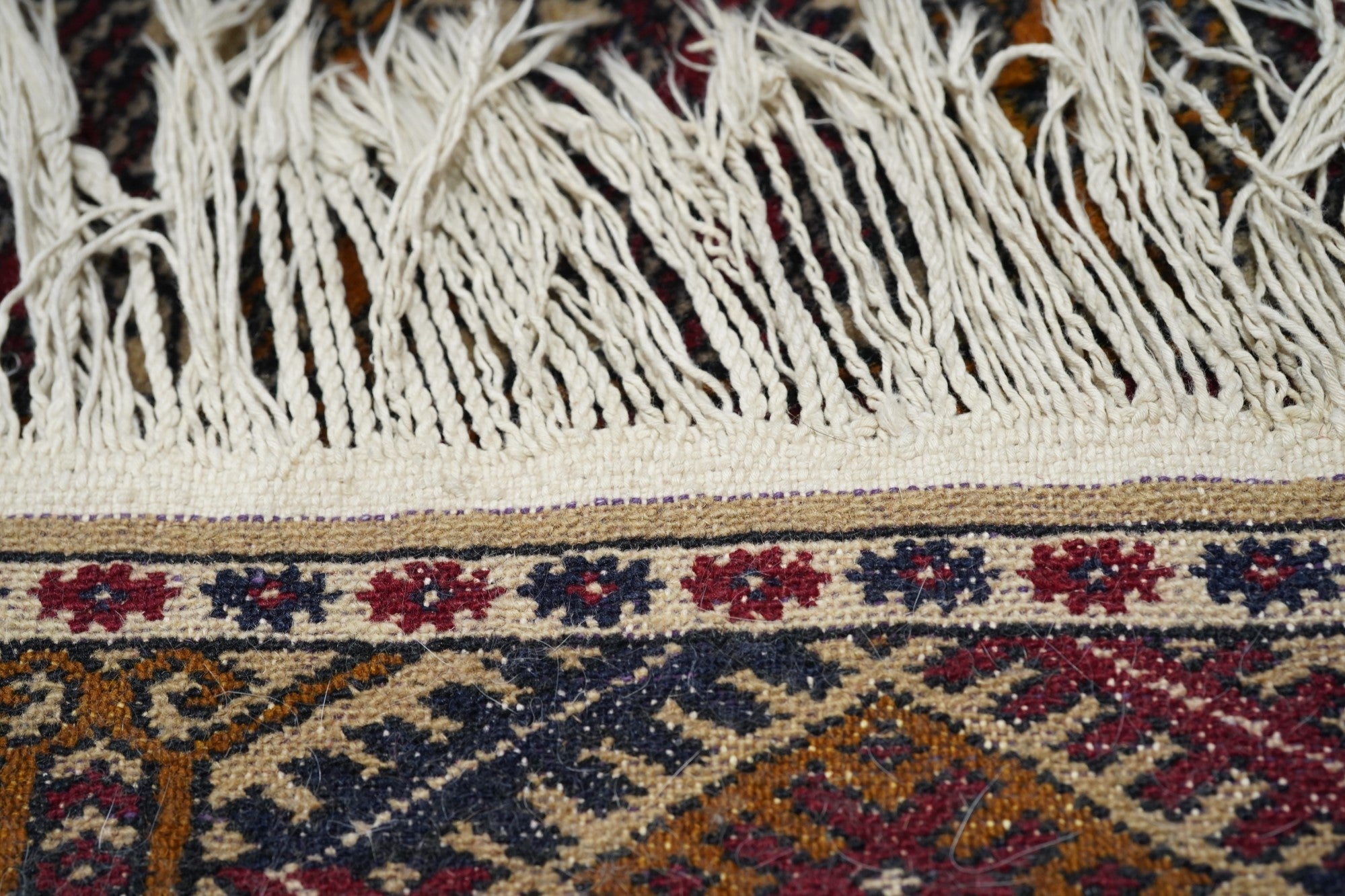 Vintage Bokara Rug 3'1'' x 5'2''