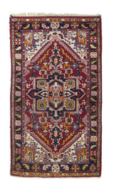 Indian Heriz Rug 2'11'' x 5'3''