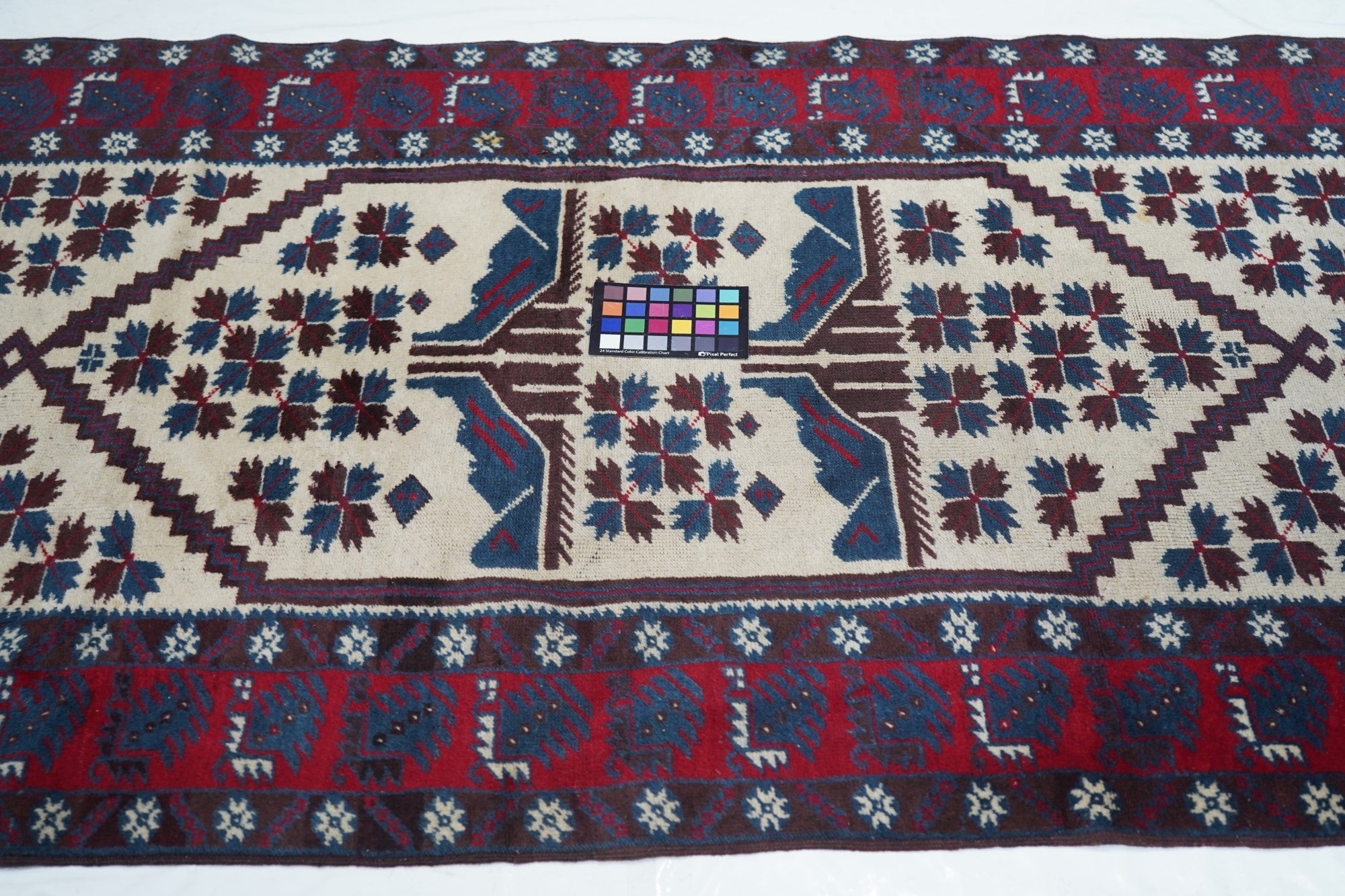 Vintage Afghan Rug 3'9'' x 6'0"