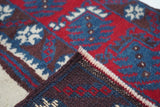 Vintage Afghan Rug 3'9'' x 6'0"
