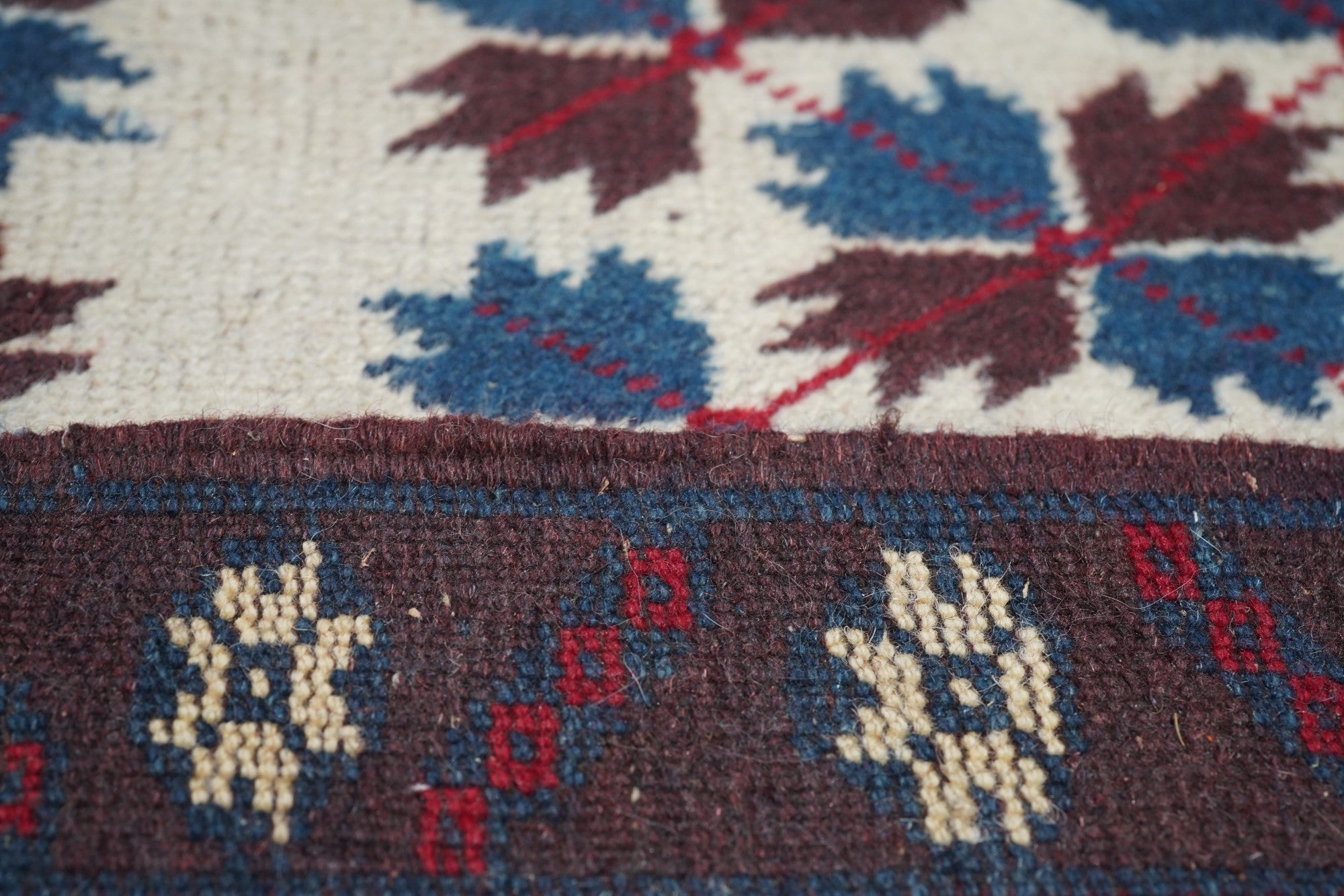 Vintage Afghan Rug 3'9'' x 6'0"