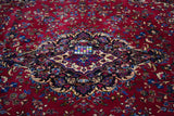 Vintage Mashad Signed Rug 9'5'' x 12'2''