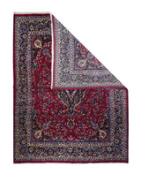 Vintage Mashad Signed Rug 9'5'' x 12'2''