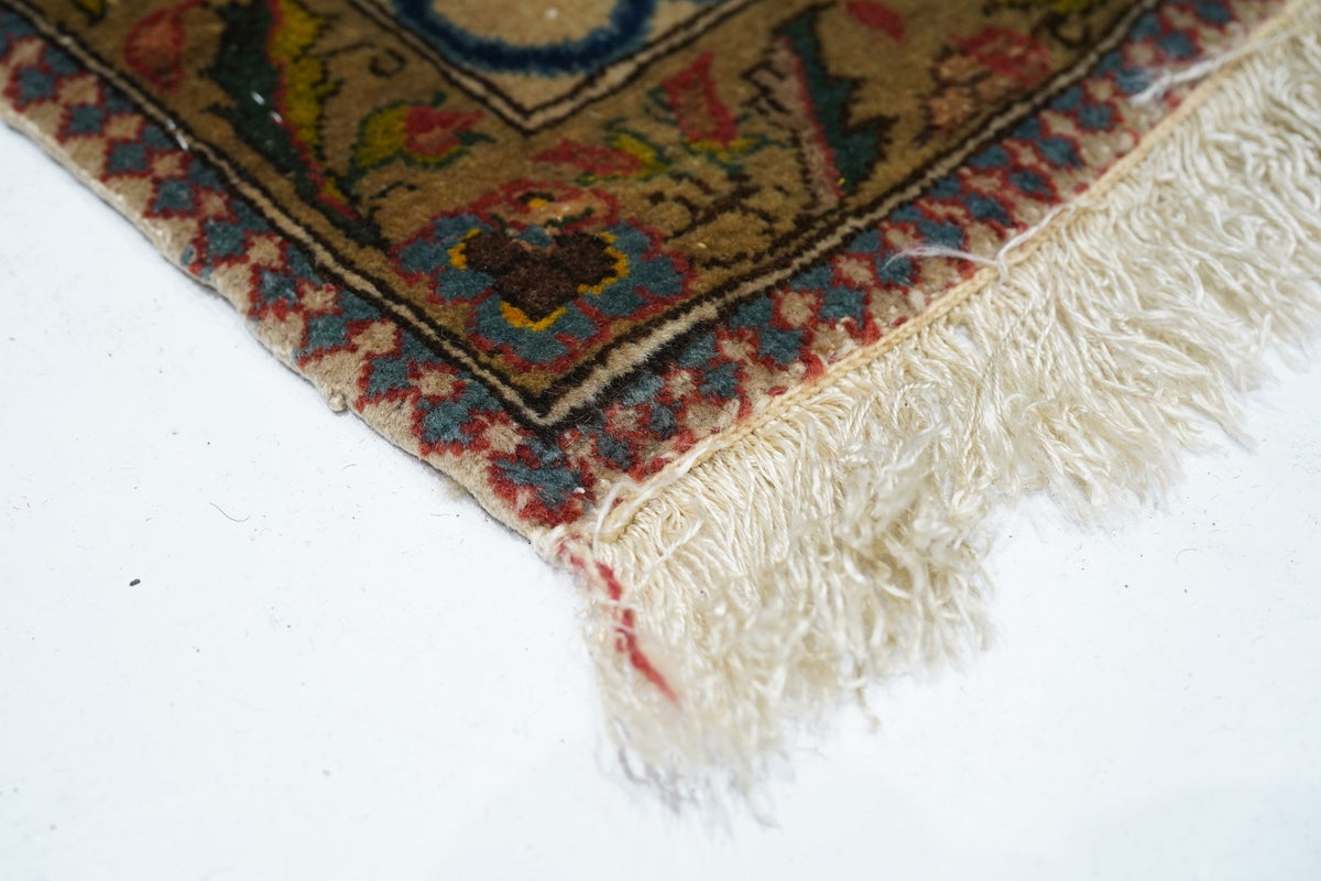 Extremely Fine  Tehran Wool & silk Rug 4'4'' x 7'4''