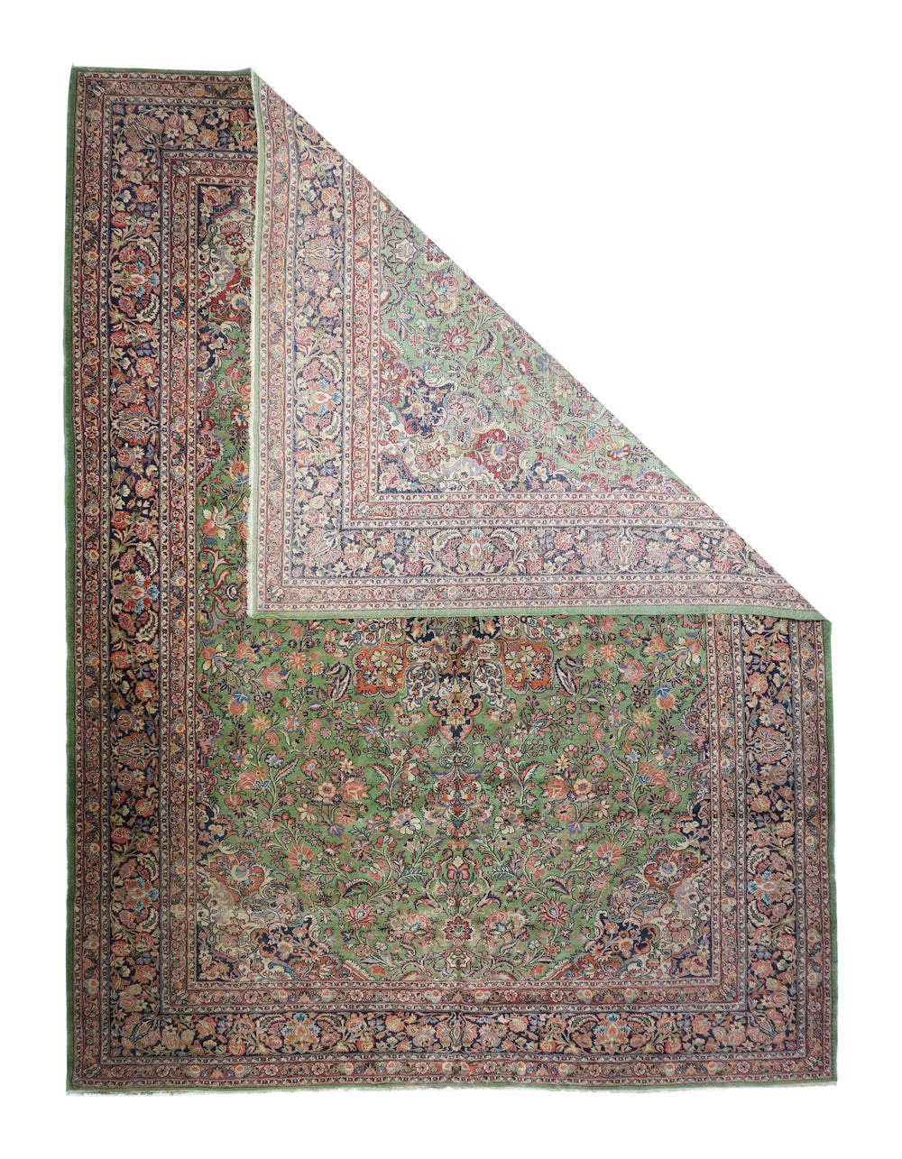 Vintage  Kashan Rug 9'11'' x 13'10''