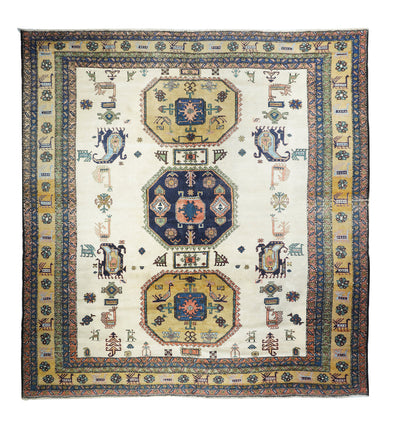Vintage Ardevil Rug 11'2'' x 11'8''