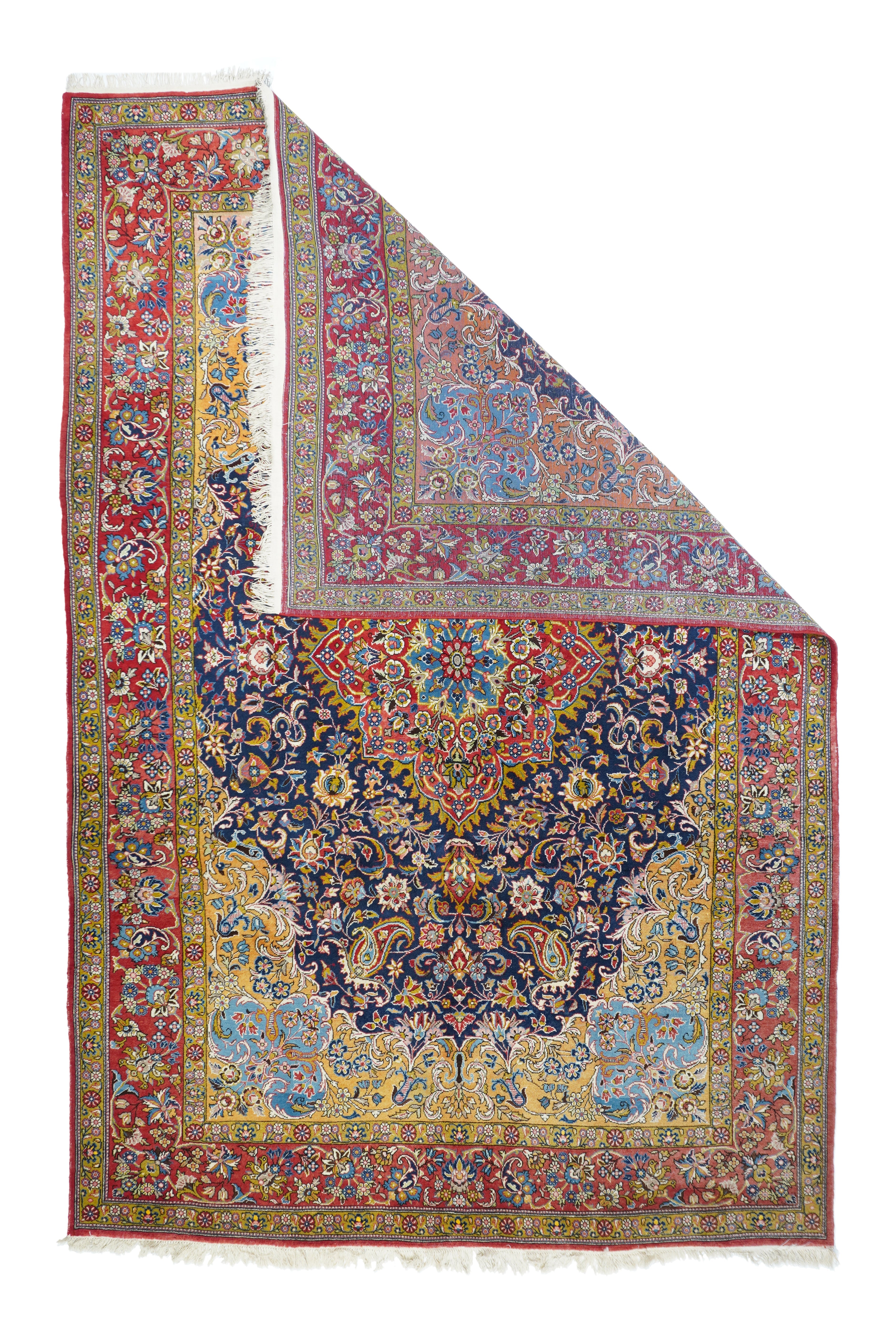 Extremely Fine Qum Rug 7'0" x 10'0"