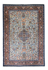 Indian Kashan Rug 6'4'' x 9'10''