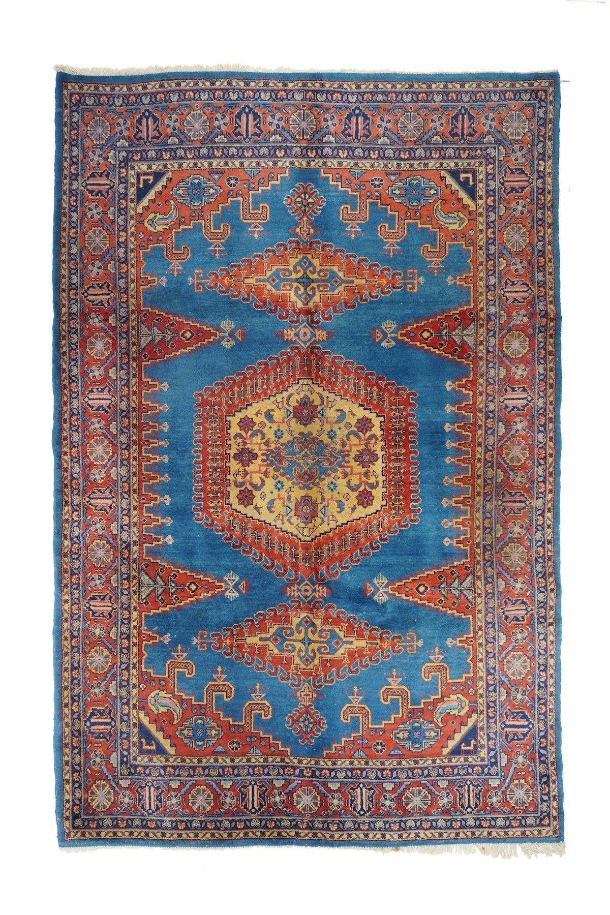 Antique Sarouk Rug 7'1'' x 10'6''
