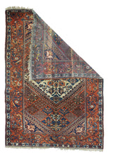 Antique Bakhtiari Rug 6'4'' x 9'6''