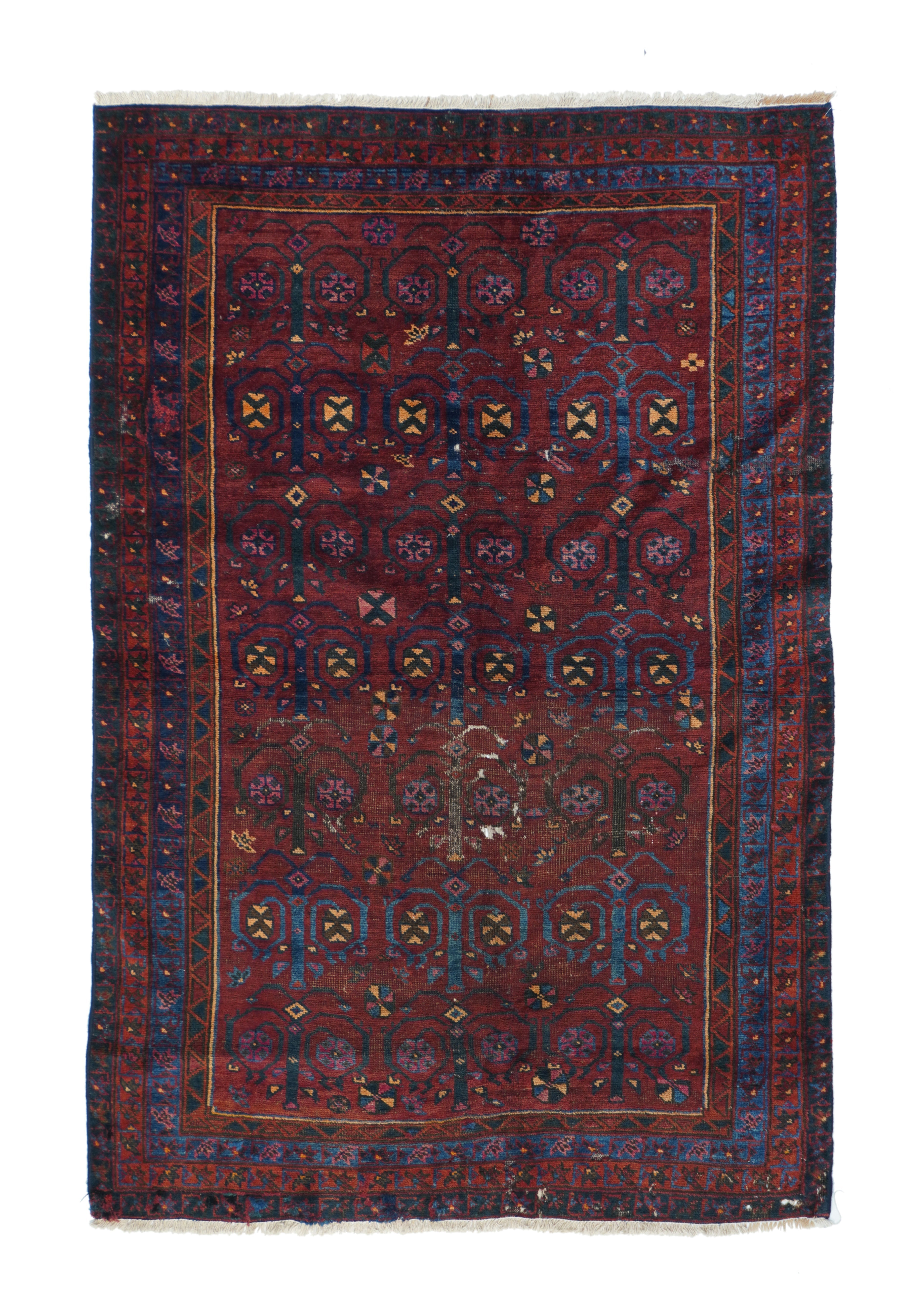Vintage Balouch Rug 3'7'' x 5'6''