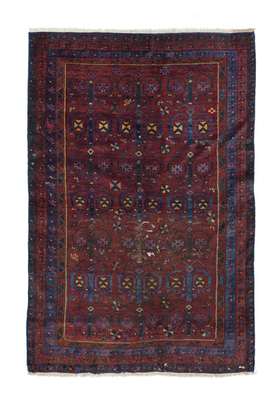 Vintage Baluch Rug 3'7'' x 5'6''