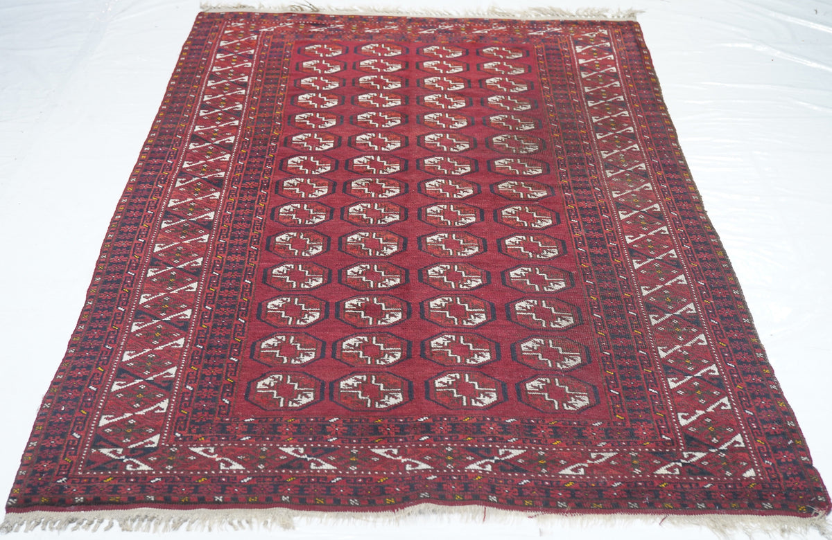 Vintage Bokara Rug 4'5'' x 7'0''
