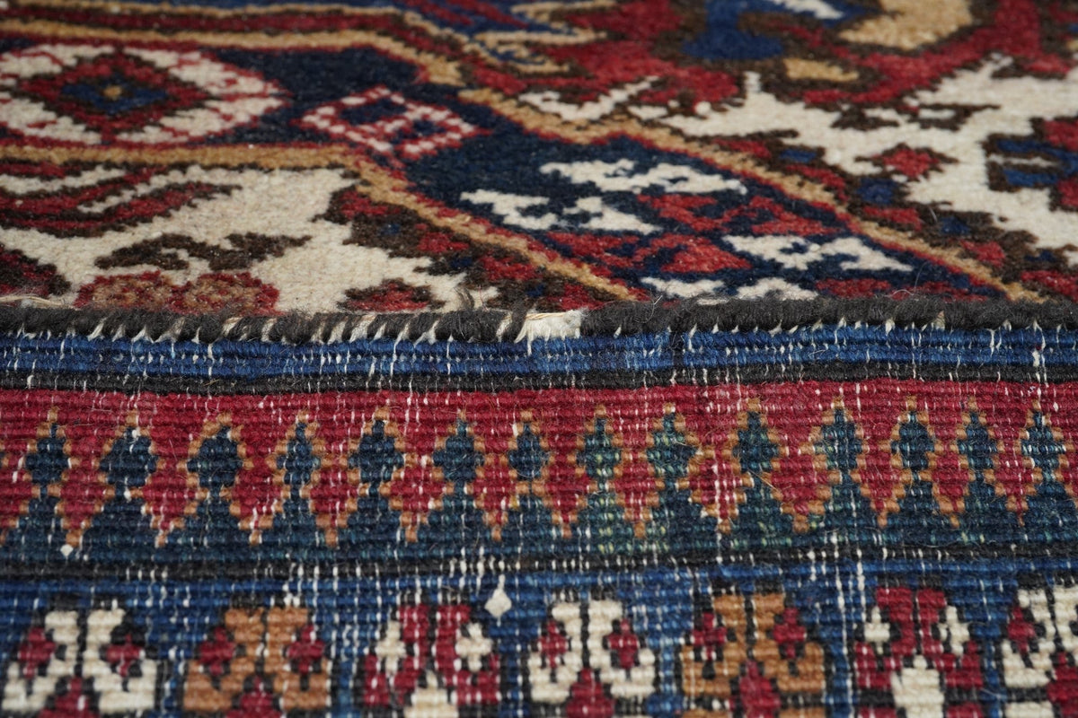 Antique Caucasian Zeyhur Rug 5'4'' x 8'8''