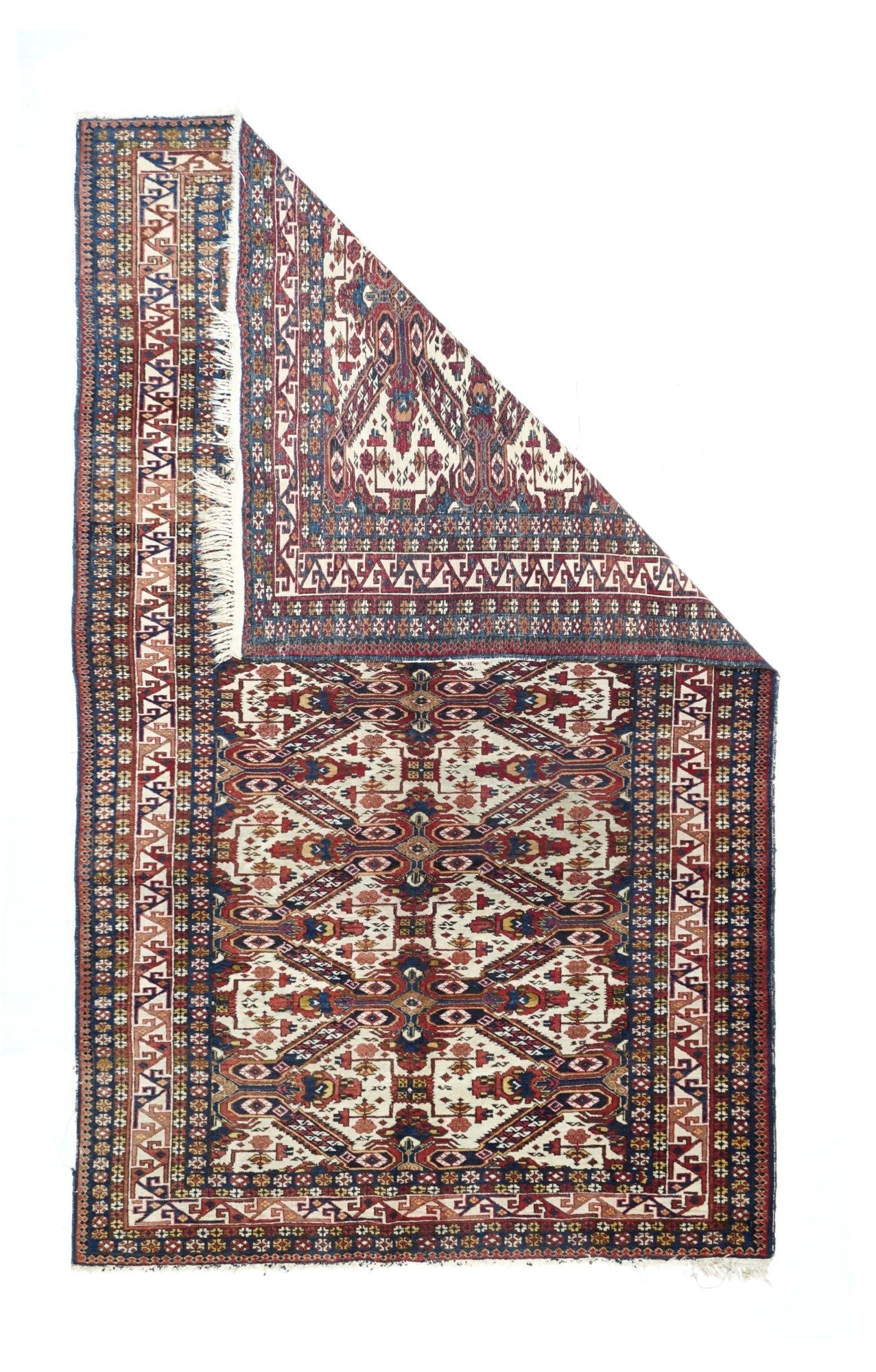 Antique Caucasian Zeyhur Rug 5'4'' x 8'8''