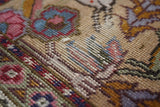 Vintage  Tabriz Rug 6'7'' x 7'9''