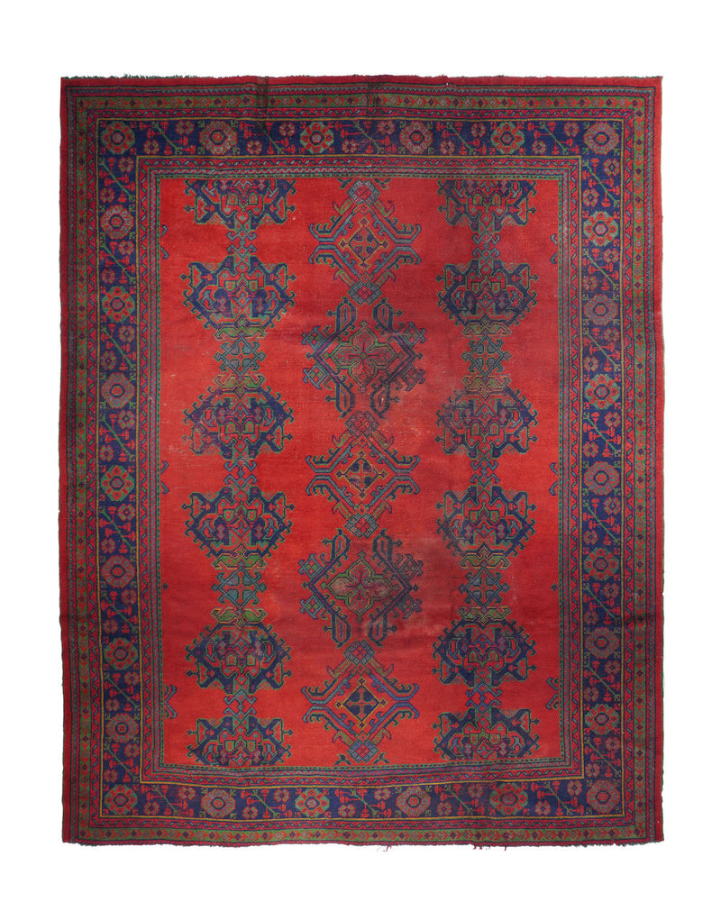 Fine Antique Oushak Wool Rug 9'0