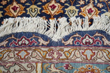 Extremely Fine  Tabriz Woven by the artist Master Weaver wool & silk Rug 8'0'' x 8'2''