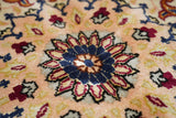 Extremely Fine  Tabriz Woven by the artist Master Weaver wool & silk Rug 8'0'' x 8'2''