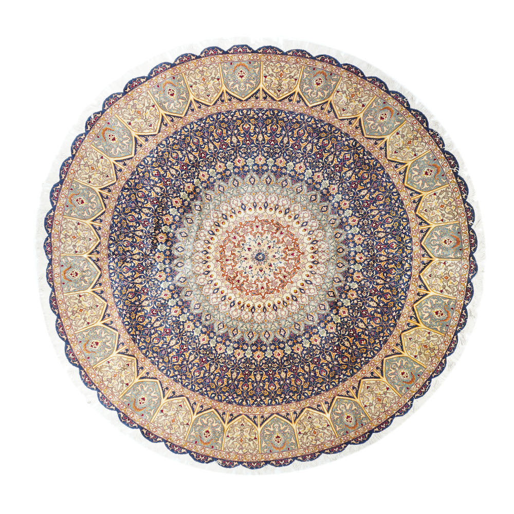 Vintage Tabriz Rug 8'0'' x 8'2''