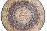 Extremely Fine  Tabriz Woven by the artist Master Weaver wool & silk Rug 8'0'' x 8'2''