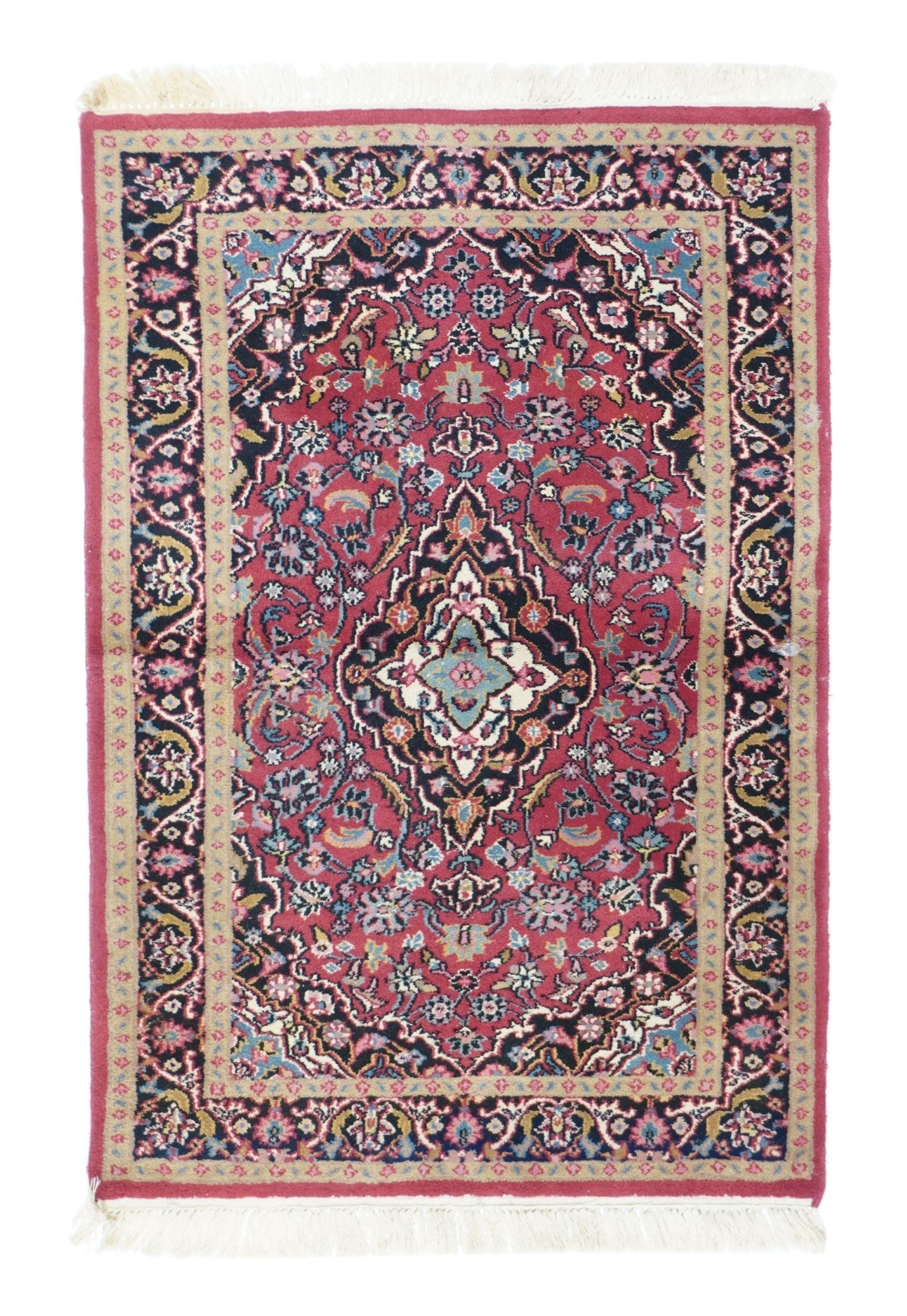 Indian Kashan Rug 3' x 4'7''