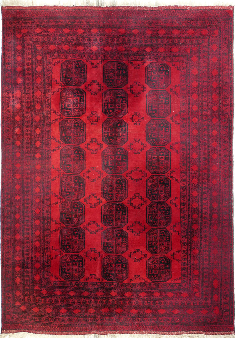 Vintage Turkmen Rug 6'8'' x 9'4''