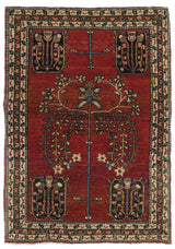 Antique Mohajeran Sarouk Rug 1'10'' x 2'9''