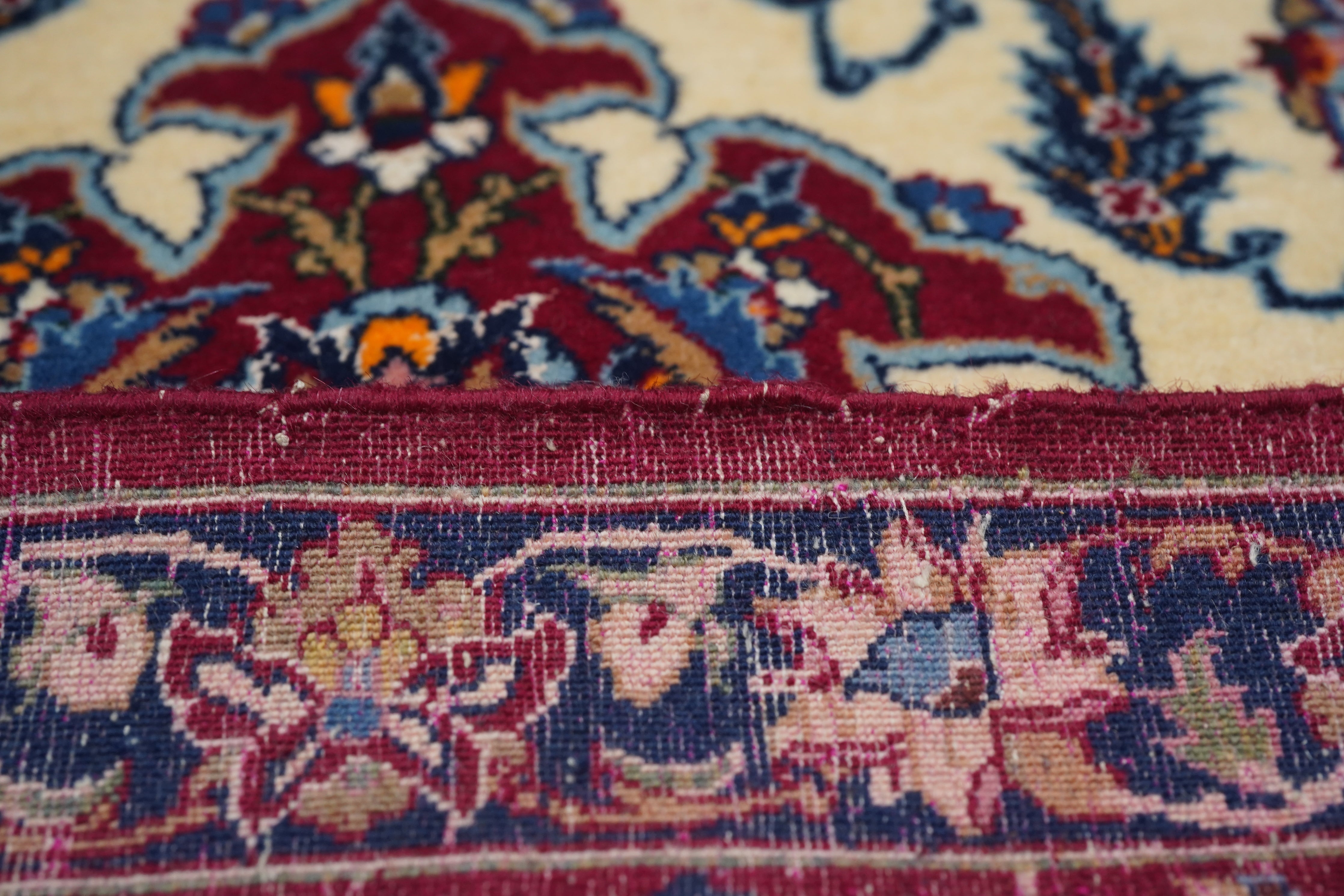 Extremely Fine Isfahan Wool and Silk Rug 3'4'' x 5'0"
