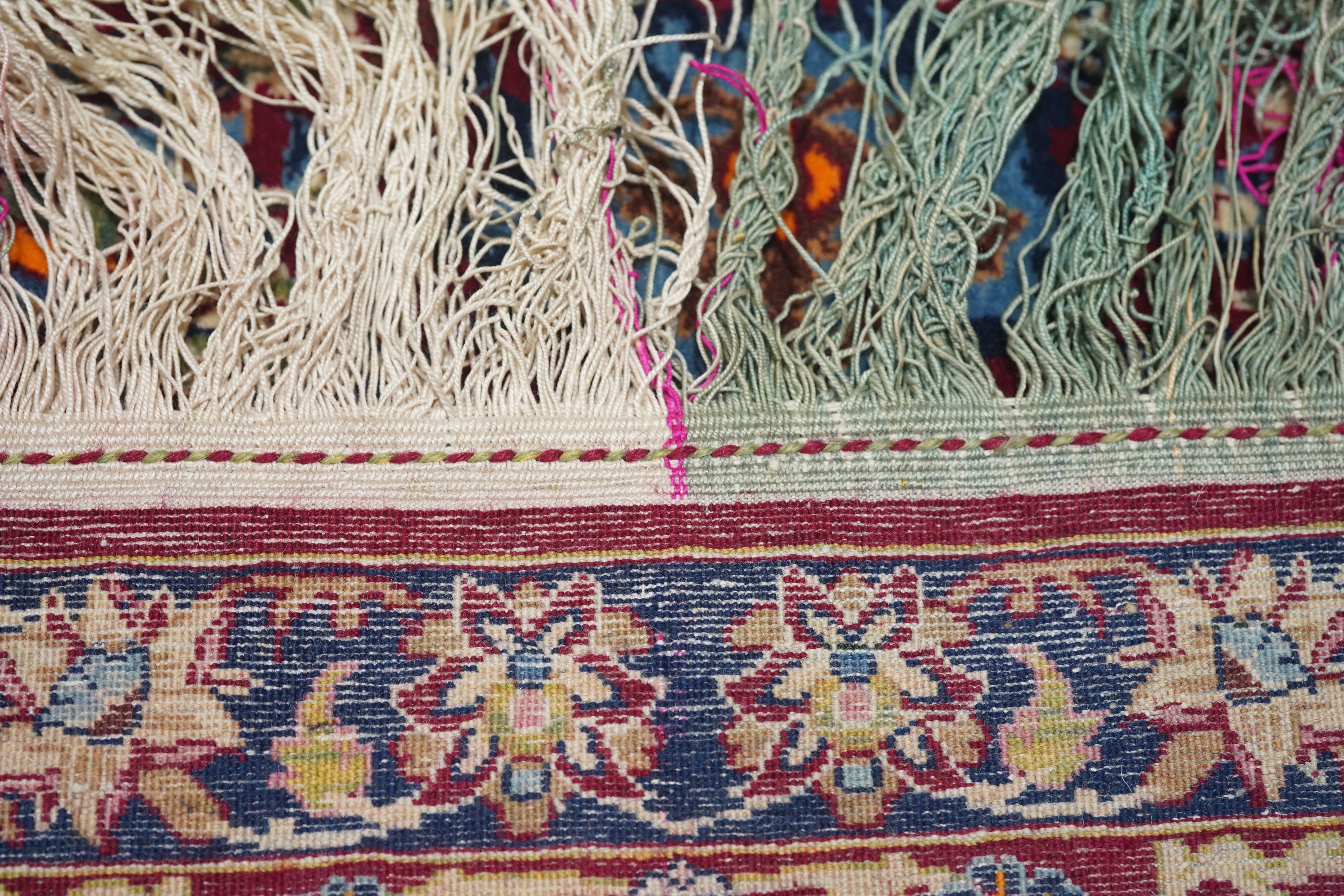 Extremely Fine Isfahan Wool and Silk Rug 3'4'' x 5'0"