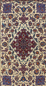 Extremely Fine Isfahan Wool and Silk Rug 3'4'' x 5'0"