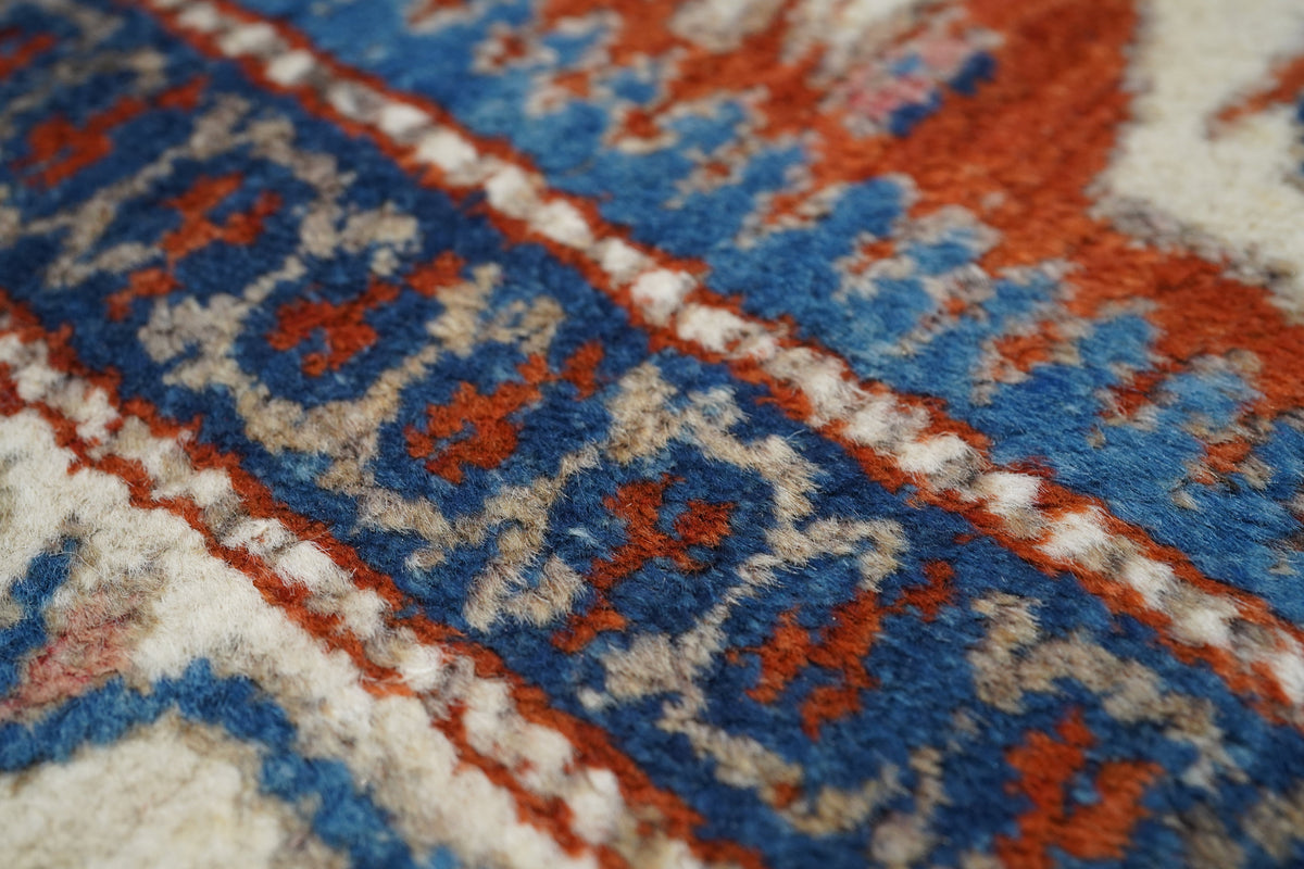 Antique Caucasian Karajeh Weave Rug 4'5'' x 7'5''