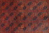 Vintage Bokara Rug 7'8'' x 9'9''