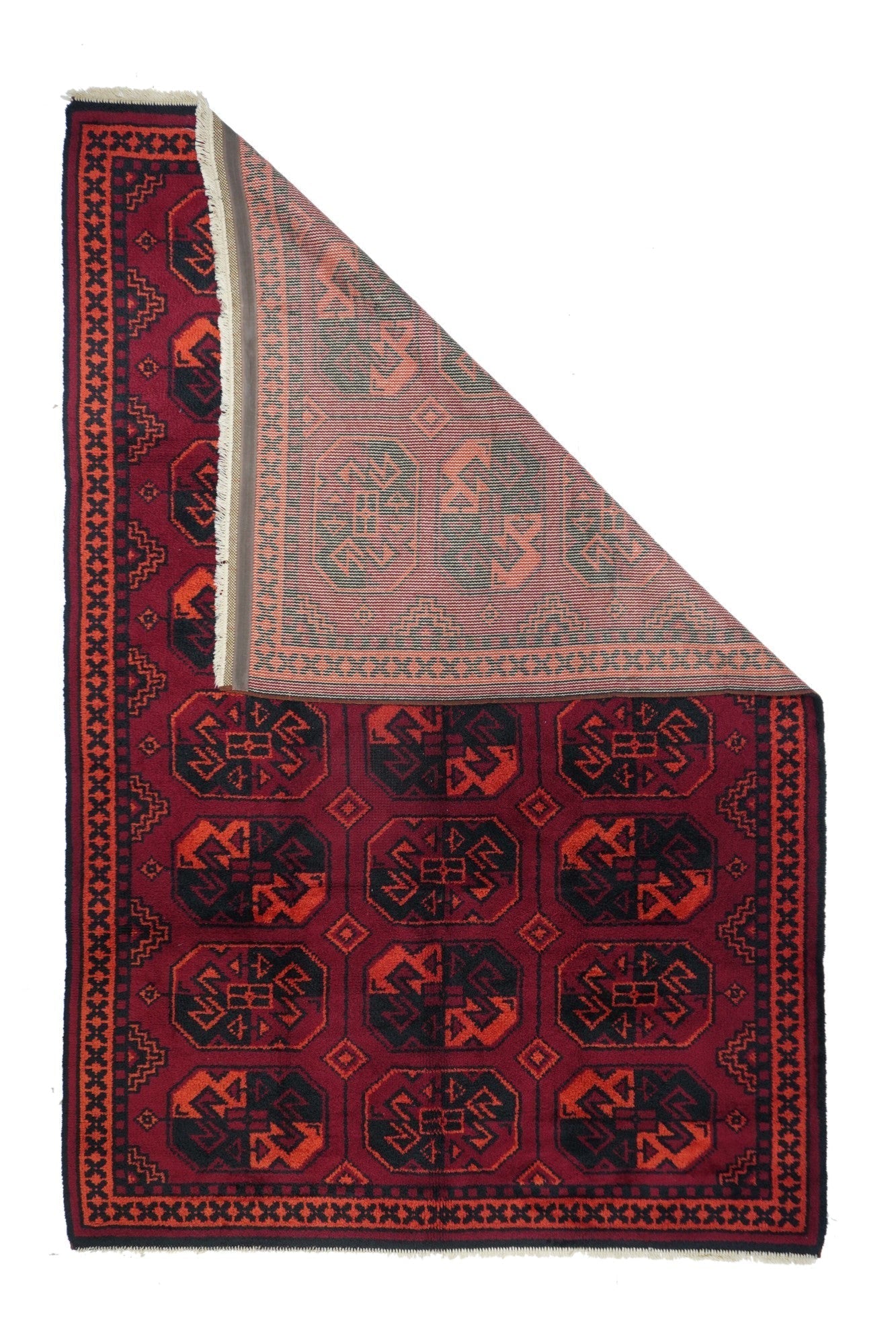 Vintage Bokara Rug 6'8'' x 10'2''