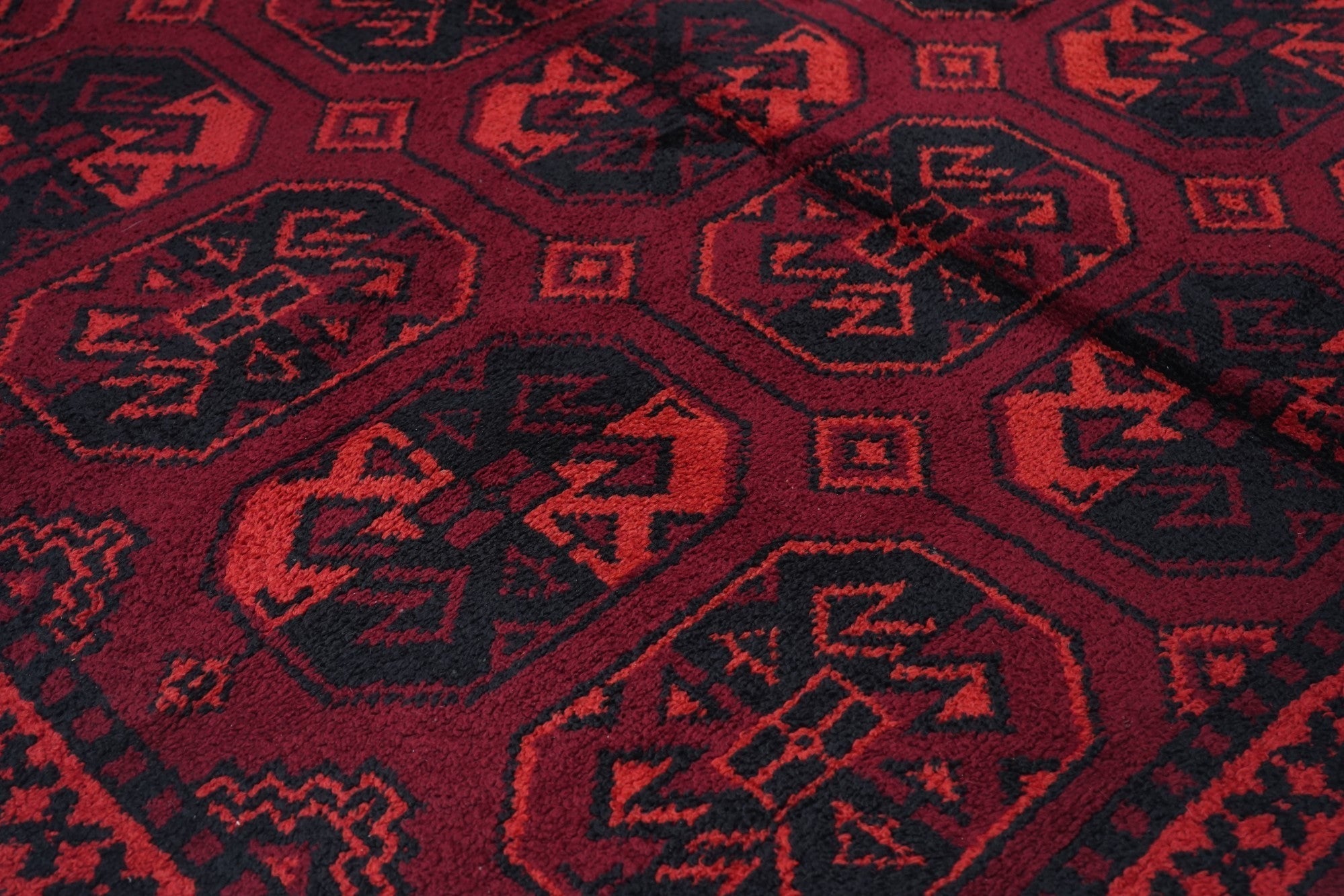 Vintage Bokara Rug 6'8'' x 10'2''