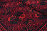Vintage Bokara Rug 6'8'' x 10'2''