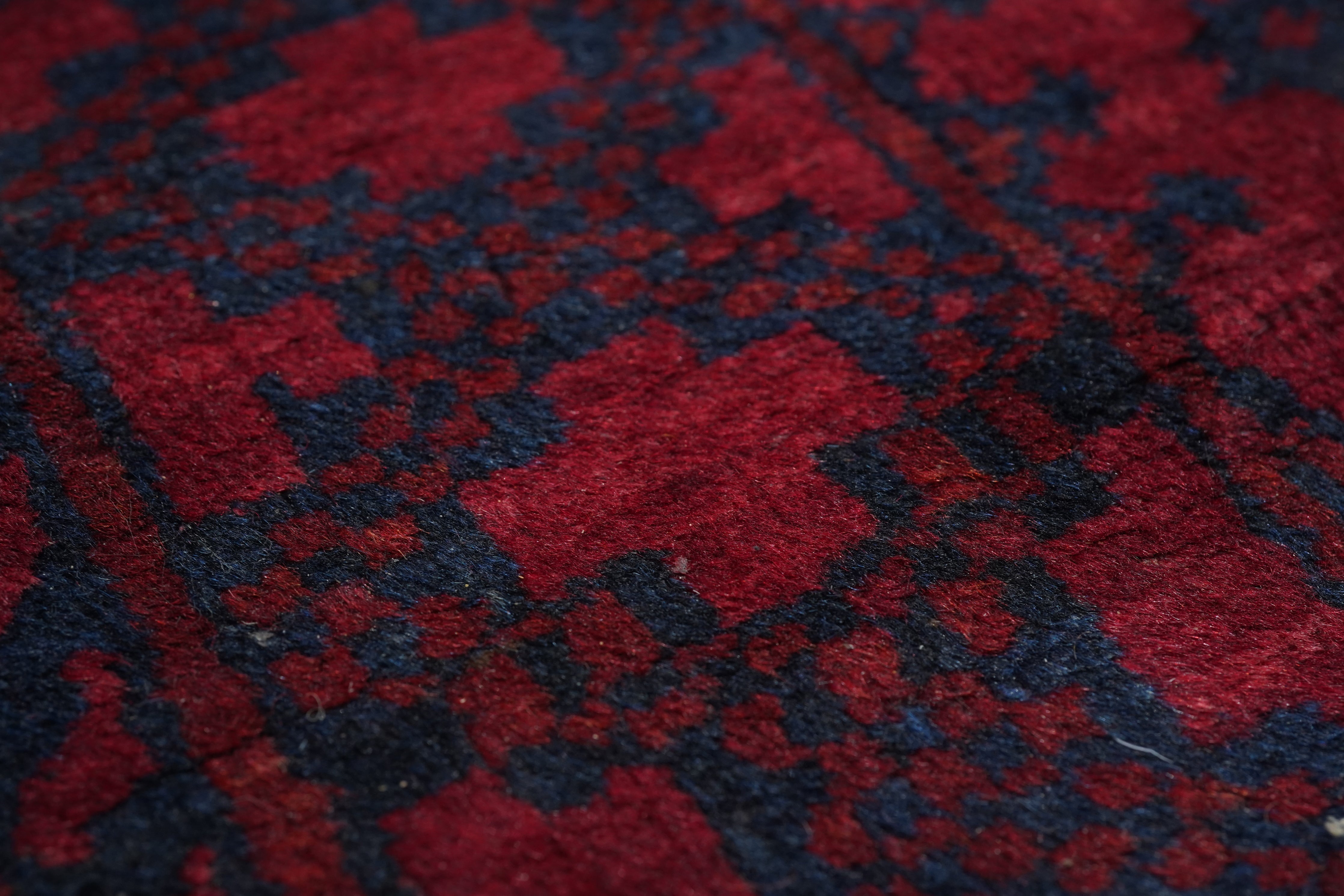 Vintage Bokhara Rug 6'11'' x 8'11''