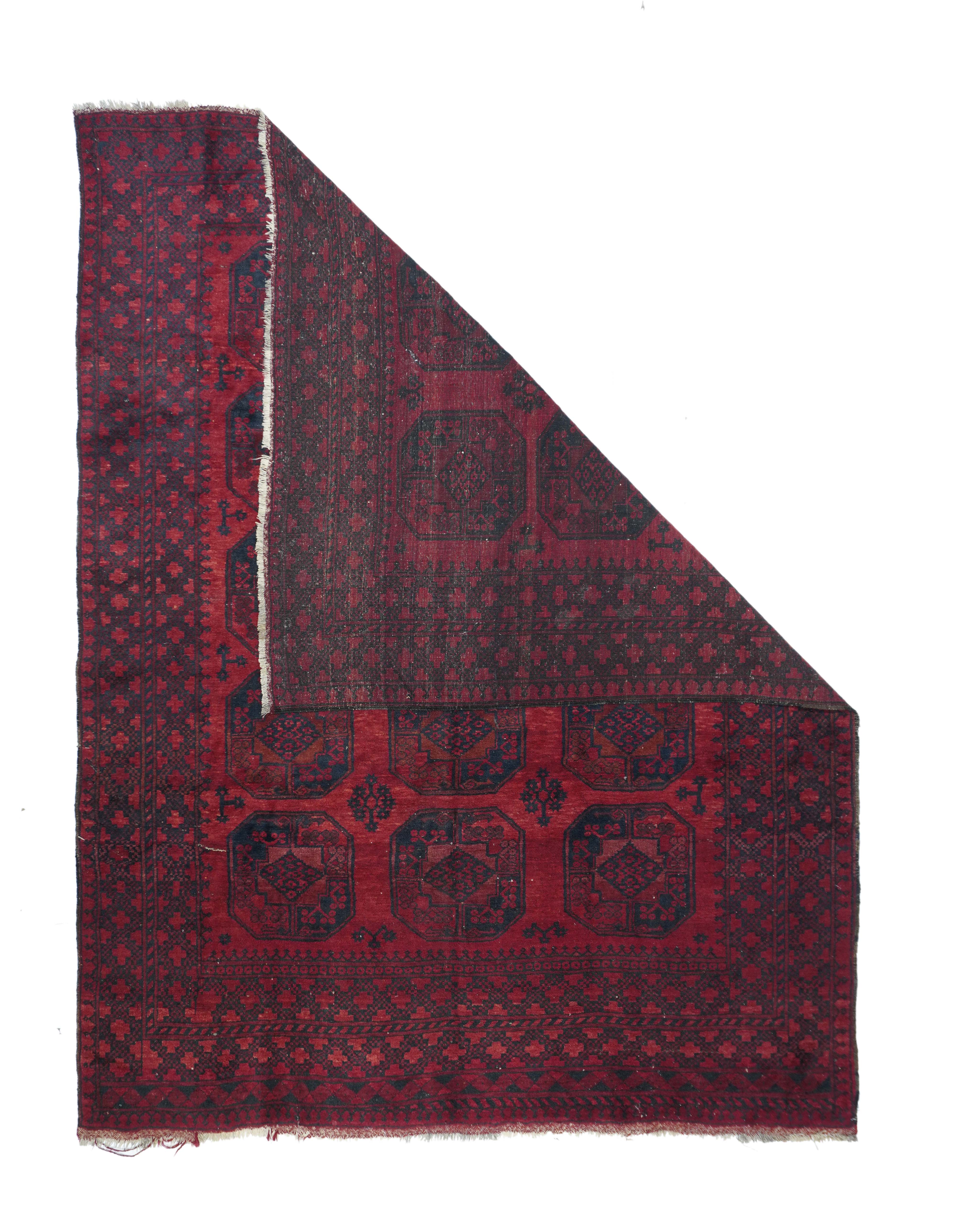 Vintage Bokhara Rug 6'11'' x 8'11''
